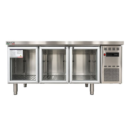 Congelador 1.8m Dual Mesón Refrigerado Vidrio