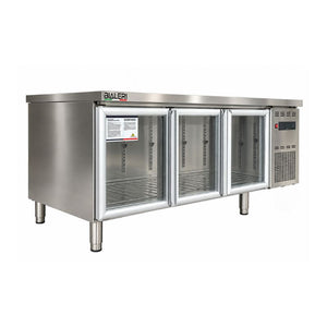 Congelador 1.8m Dual Mesón Refrigerado Vidrio